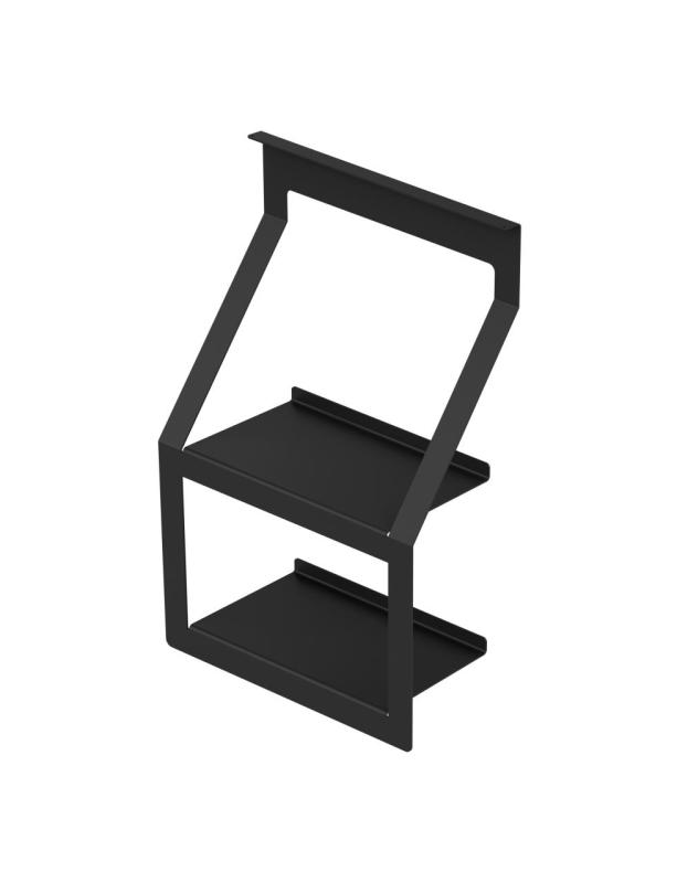 Epka Luxion Sæt Køkkenskinner 100 cm med Tilbehør Metal med Skjult Montering Sort 1208969984