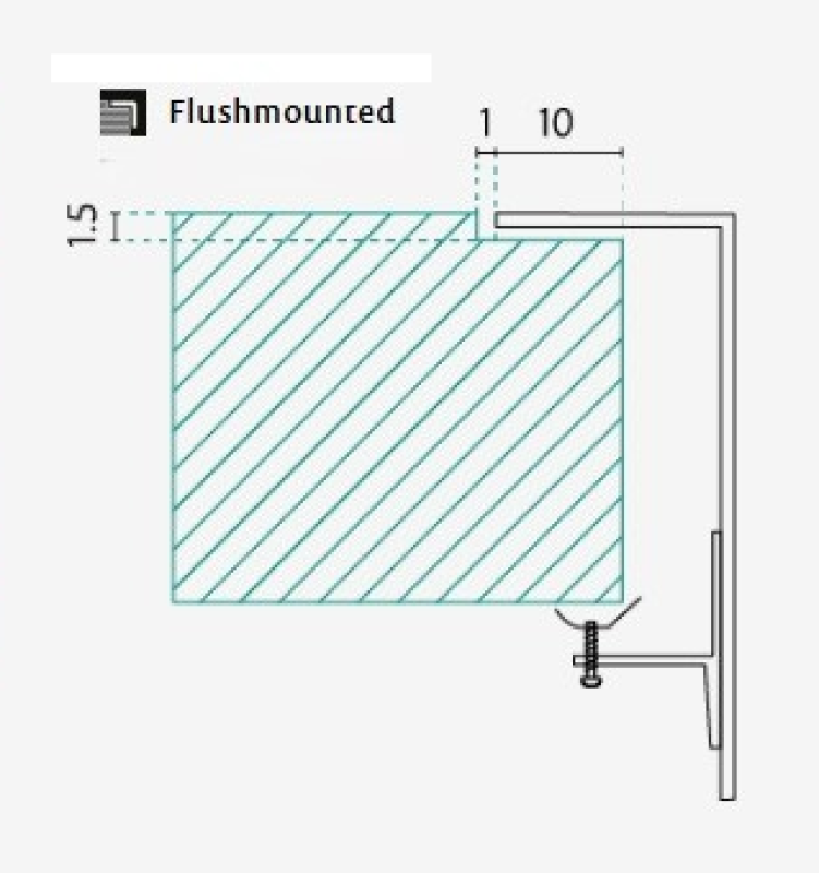Banke IB4040 RVS Vask 40 x 40 cm Overmontering og Planmontering 1208970040