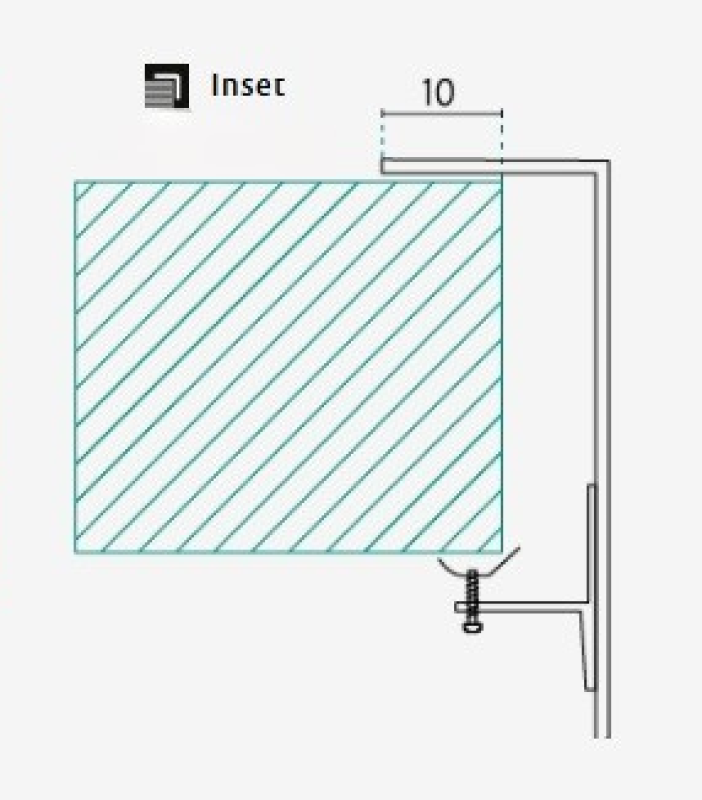 Banke IB4040 RVS Vask 40 x 40 cm Overmontering og Planmontering 1208970040