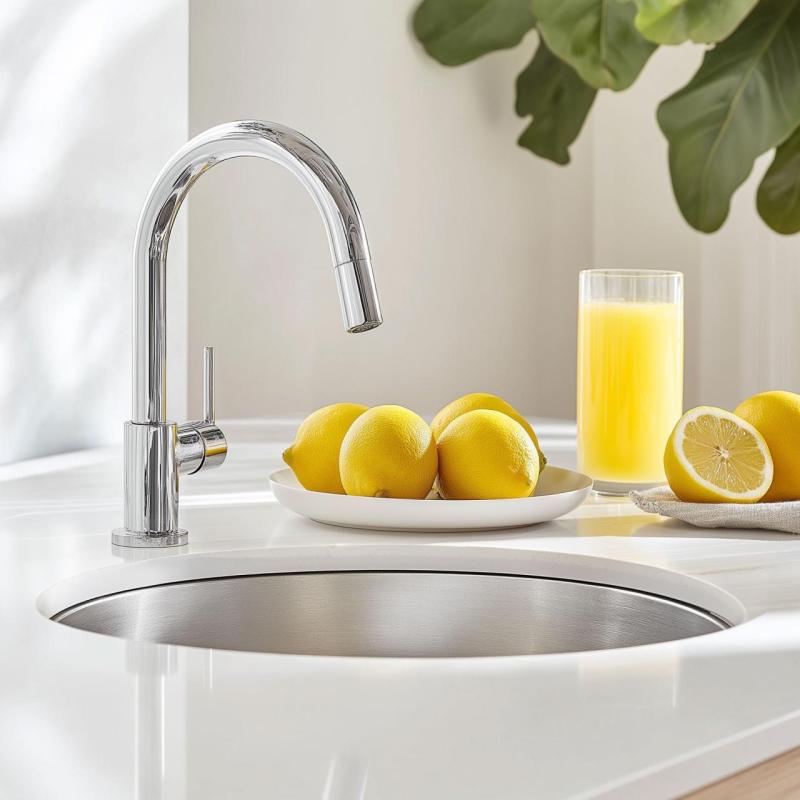 Banka U18380 Rustfrit stål Rund vask 45 cm Undervask 1208970056