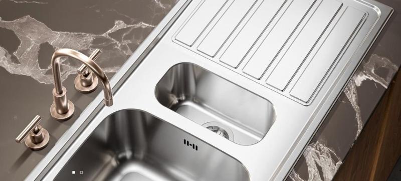 Halifax RVS dobbeltvask overflademontage 80x45 cm 1208970060