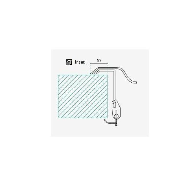 Banka Detroit RVS Vaske 635 x 559 mm Overflade med hanehulbank 1208970077