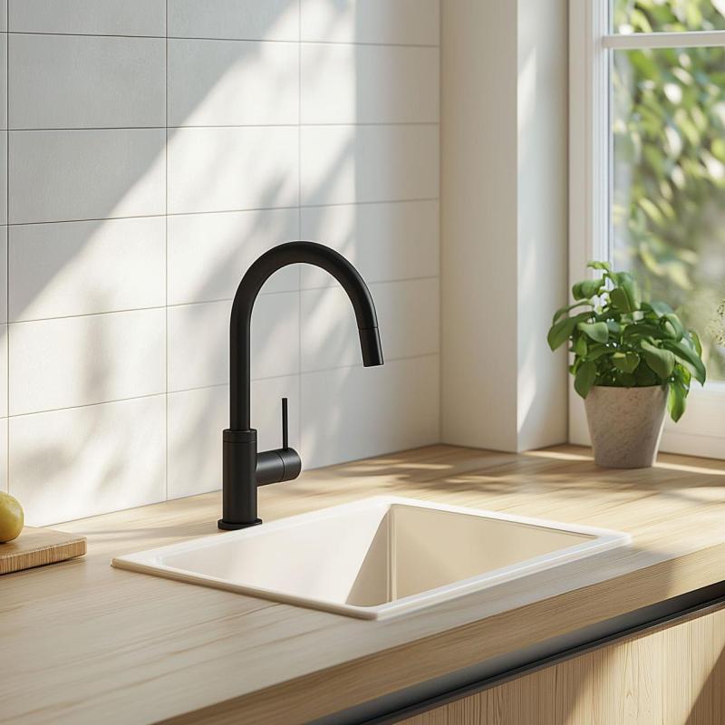 Ausmann Ceramic Ember Keramisk Hvid Kvadratisk Overbygning og Underbygning 40 x 40 cm med rustfrit stål prop 1208970094