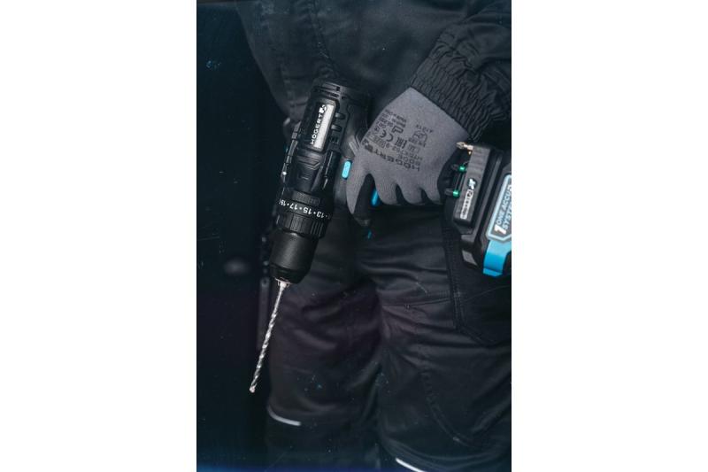 Högert kraftfuld akku slagboremaskine, børsteløs, 18V