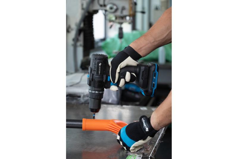 Högert kraftfuld akku slagboremaskine, børsteløs, 18V