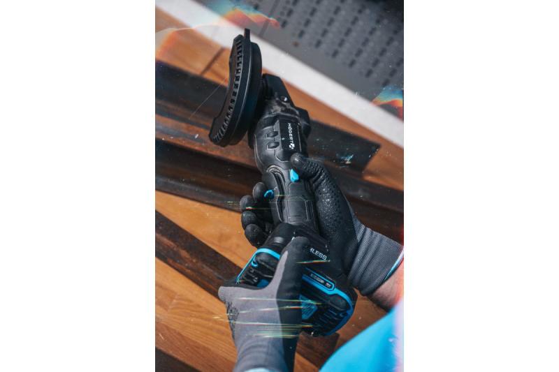 HÖGERT Trådløs vinkelsliber med paddeskontakt, 125MM, 18V - uden batteri