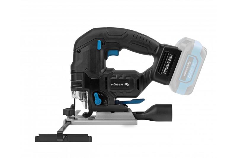 HÖGERT akku-stiksav, 18V, anti-vibrationshåndtag - uden batteri