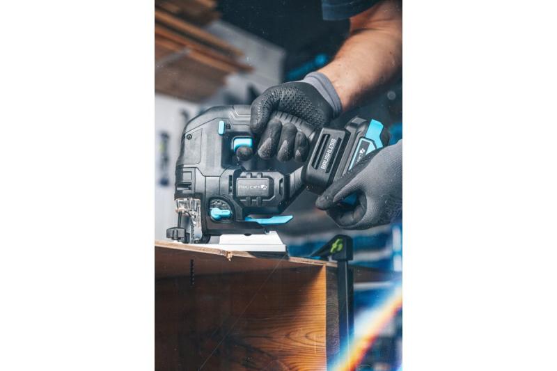 HÖGERT akku-stiksav, 18V, anti-vibrationshåndtag - uden batteri