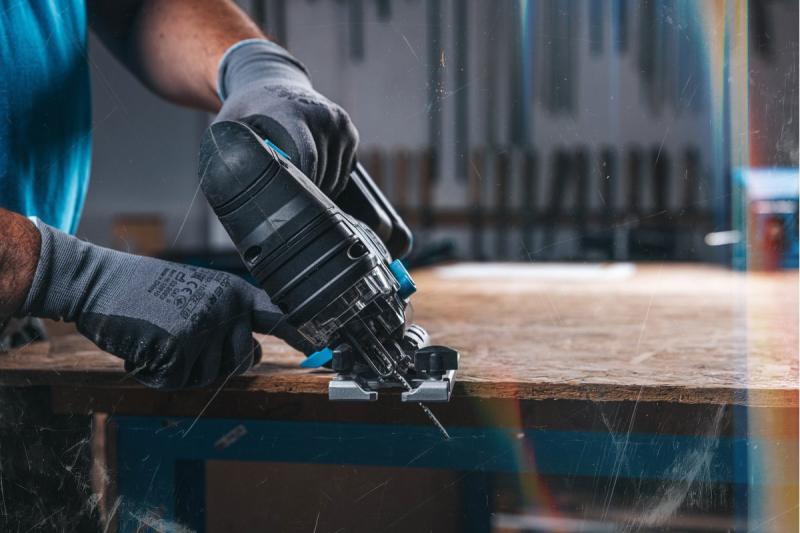 HÖGERT akku-stiksav, 18V, anti-vibrationshåndtag - uden batteri