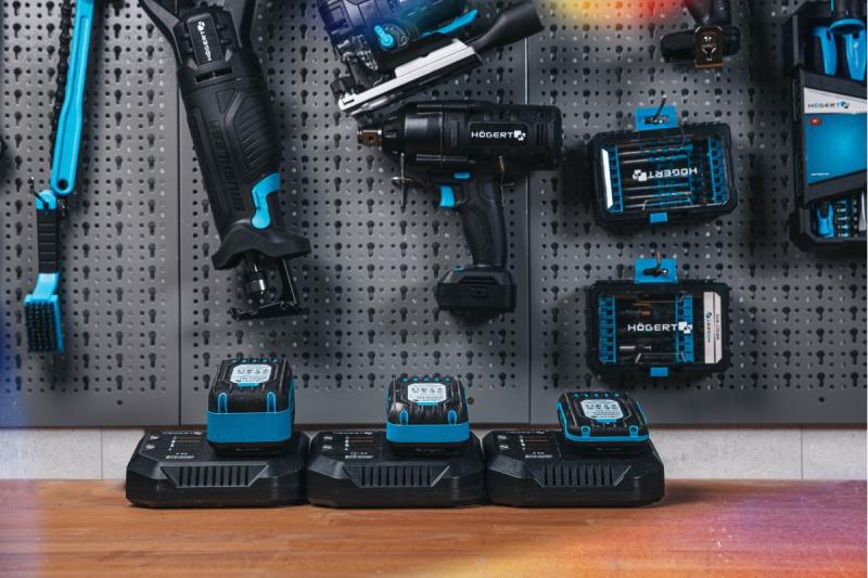 HÖGERT genopladeligt batteri 2 Ah 18 V