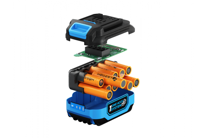 HÖGERT genopladeligt batteri 6,0 Ah 18 V