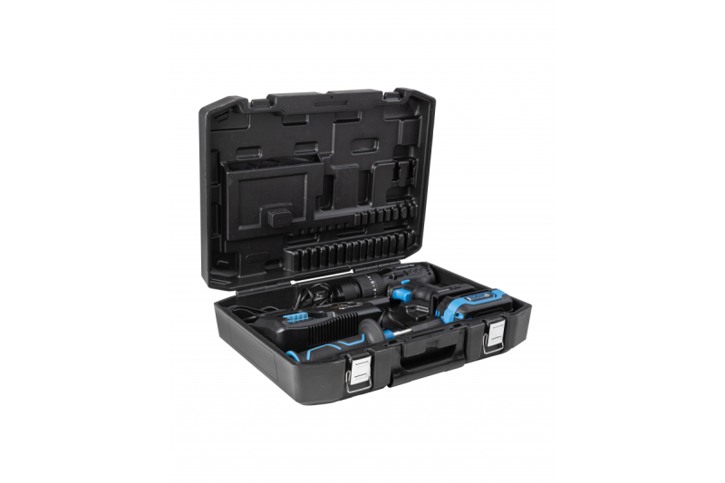 HÖGERT akku-slagskruemaskine, 18V til mursten, sten, træ, metal og plast.