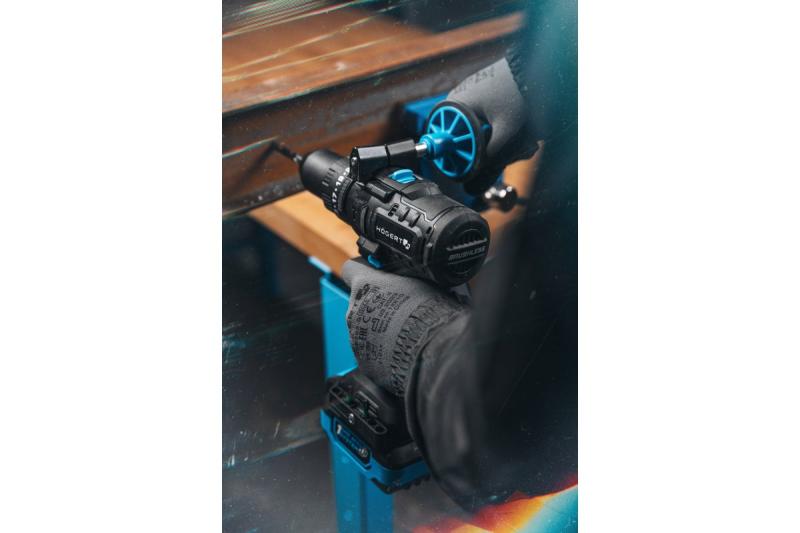 HÖGERT akku-slagnøglesæt 200 Nm 18V med børsteløs motor