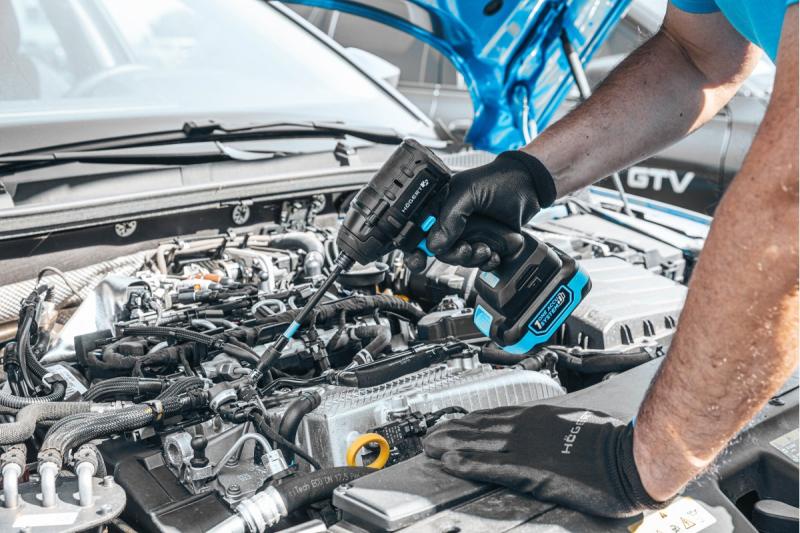 HÖGERT akku-slagnøglesæt 200 Nm 18V med børsteløs motor