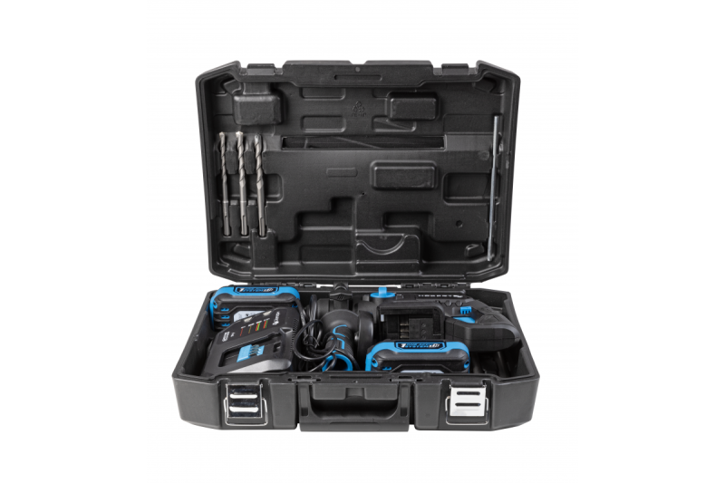 HÖGERT batteriboremaskinesæt, 18V, OneAccuSystem, med batteri, oplader i kuffert