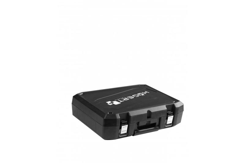 HÖGERT Ledningsfri vinkelsliber med paddle-kontakt, 125MM, 18V - Sæt (batteri, oplader, tilbehør)