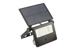 Solflomlys LUMOS II, LED, 2000lm, 6400K, 2600mAh udskiftelig, IP65, sort