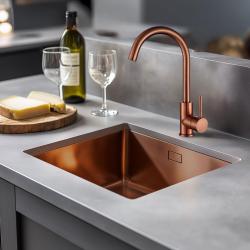 Ausmann Arvia kobber køkkenhane PVD Copper med drejelig tud 1208970639