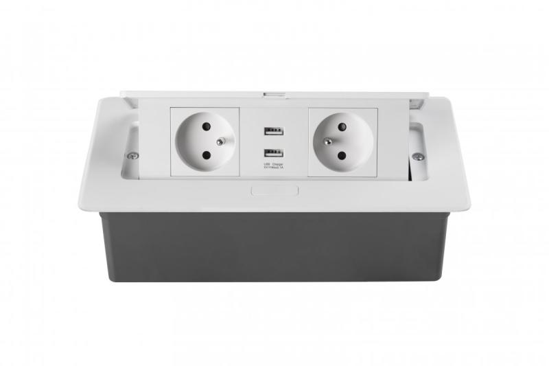 Blød udtrækkelig stikkontaktmodul.