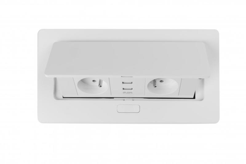 Blød udtrækkelig stikkontaktmodul.