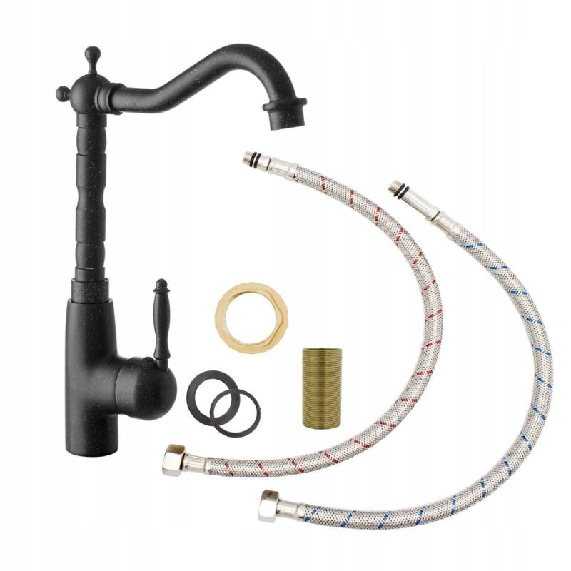 Graniteland Verve Køkkenarmatur Arduin naturstenslook med drejelig tud 1208970701