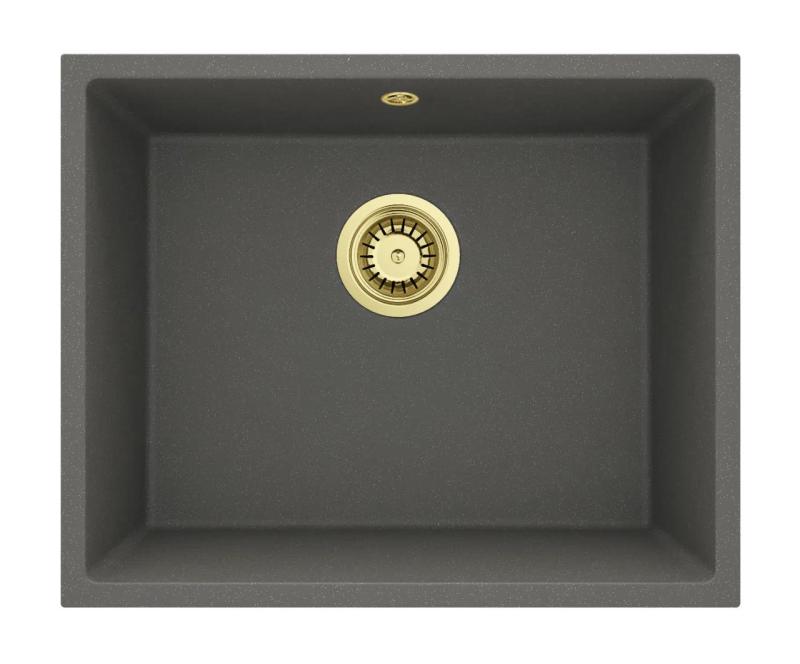 GraniteMy Universal Granit Grå, mørk Vaske 50x40 cm Overflade, Underbygning og Fladbygning med Guld Prop 1208970756