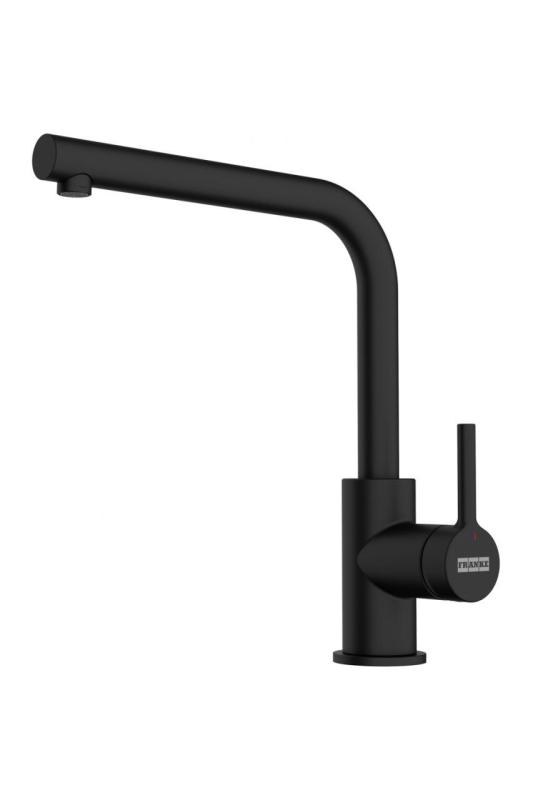 Franke Lina L Køkkenhane Drejelig Tud Sort 115.0693.393