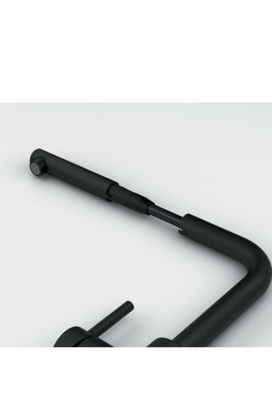 Franke Lina L Køkkenhane Stone grey med Udtrækkelig Tud 115.0728.486