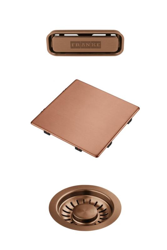 Franke Kubus 2.0 farvesæt Afløbssæt Kobber 1208970832