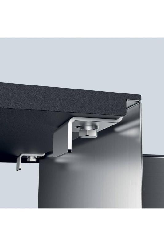 Foster Phantom Slimline Rustfrit Stål Vask 50x40cm Undermontering til keramiske bordplader 1208971122