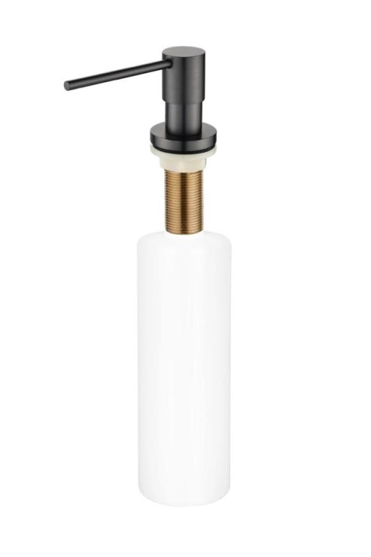 Ausmann Lirio Indbygget Sæbedispenser Gun metal genopfyldelig ovenfra 1208971201