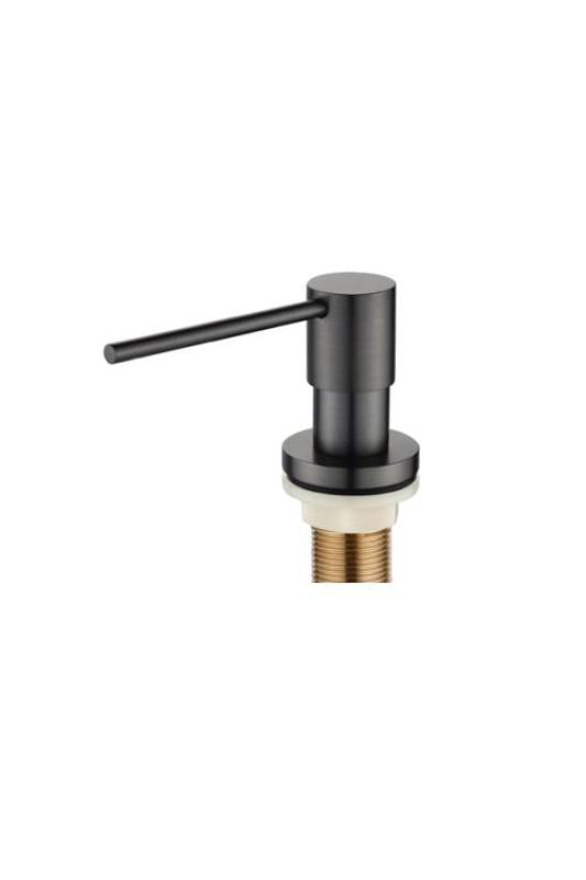 Ausmann Lirio Indbygget Sæbedispenser Gun metal genopfyldelig ovenfra 1208971201