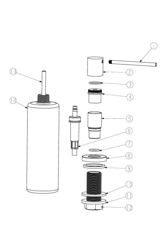 Ausmann Lirio Indbygget Sæbedispenser Krom genopfyldelig fra toppen 1208971203
