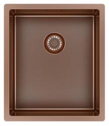 Pure.Sink Exclusivo Kobber vask 34x40 cm 10mm radius underbygning, planbygning og overbygning PEX3440-62