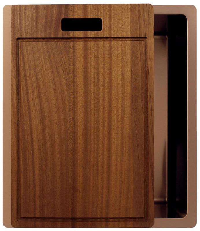 Pure.Sink Exclusivo Kobber vask 34x40 cm 10mm radius underbygning, planbygning og overbygning PEX3440-62