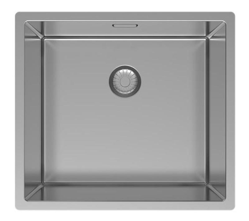 Pure.Sink Exclusivo RVS vask 45x40 cm 10mm radius underbygning, fladbund og overbygning PEX4540-02
