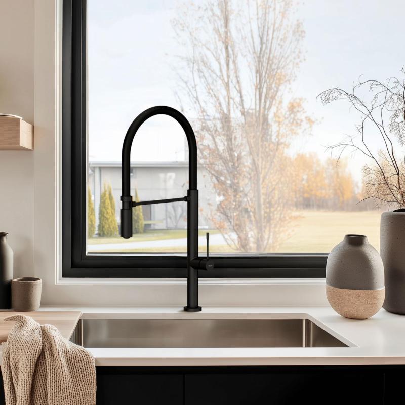 Pure.Sink Exclusivo RVS vask 50x40 cm 10mm radius underbygning, planbygning og overbygning PEX5040-02
