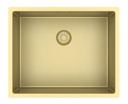 Pure.Sink Exclusivo Gylden vask 50x40 cm 10mm radius underbygning, fladbygning og overbygning PEX5040-60