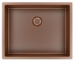 Pure.Sink Exclusivo Kobber køkkenvask 50x40 cm 10mm radius undermontering, planmontering og overmontering PEX5040-62
