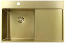 Pure.Sink Exclusivo Guldhane med drypbakke 78x52 cm Tapwing venstre PEX4078LT-60