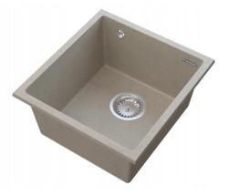 Graniteland Miniva Granitvask Beige undermontering 385x410 mm 1208971451