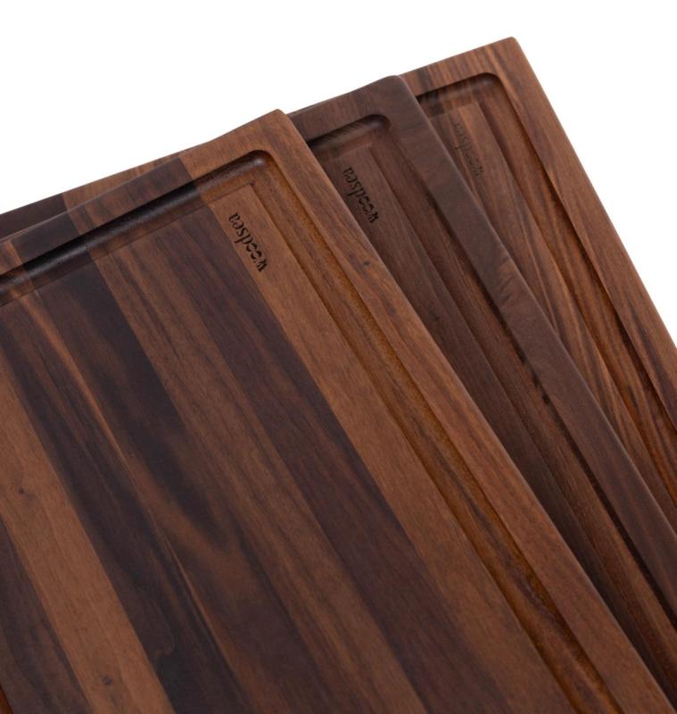 Woodsea Butcher Groove M - Valnød Træ Skærebræt med saft rille 50x38 cm 1208971535