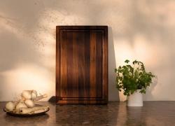 Woodsea Butcher Groove L - Valnød Træ Skærebræt med saftfure 60x45 cm 1208971536