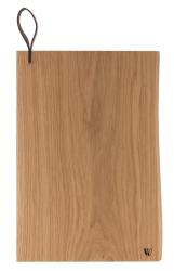 Woodsea Chop-Chop Oak M - Eg træskærebræt 35x24cm med læderhåndtag 1208971540
