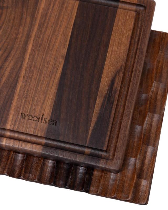 Woodsea Dunes Walnut M - Valnød Dunes Skærebræt 34x26 cm 1208971548