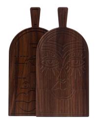 Woodsea Maske Valnød - Valnødde Mask skære- og serveringsbræt 38x19 cm 1208971561