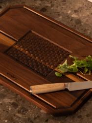 Woodsea Castle Steak - Valnødtræ Steak skære- og serveringsbræt 45x30 cm 1208971569