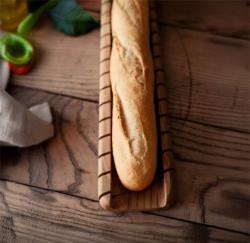 Woodsea Boardette - Asketræ Fransk baguette skære- og serveringsbræt 640x100 mm 1208971570