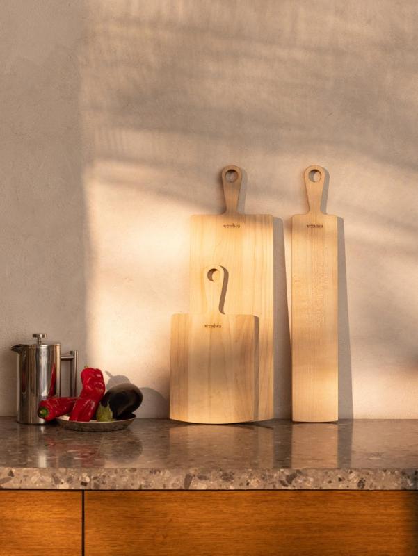 Woodsea Pine Natural - Ahorntræ serveringsbræt 11x62 cm 1208971578