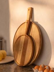 Woodsea Pizza L - Eg Træ Pizza Plade Rund Ø35 cm 1208971583